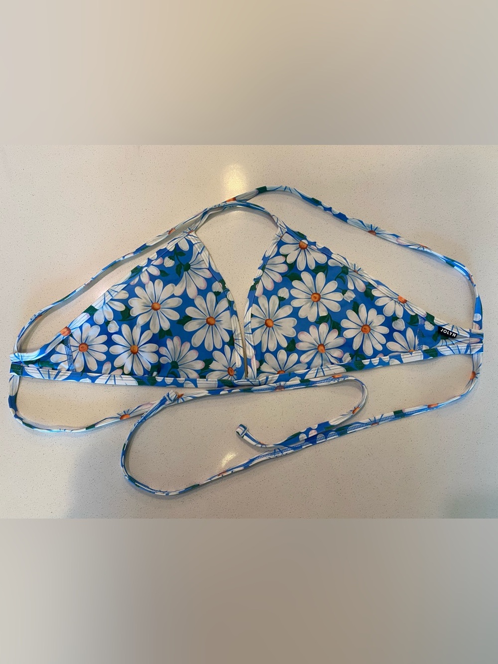 Jolyn Daisy Flower Triangle Top — Size D